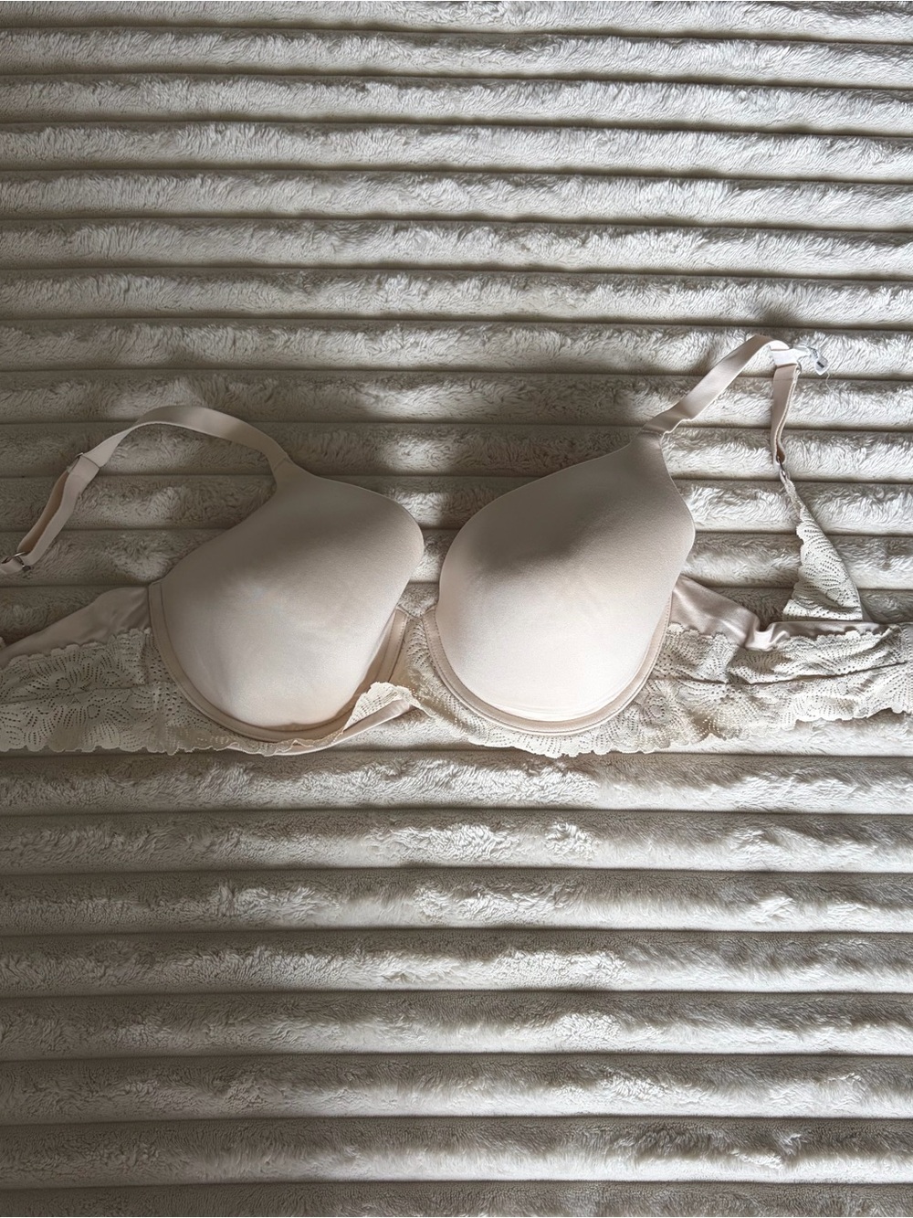 Aerie 38DD Sunnie Full-Coverage Lace-Trim T-Shirt Bra